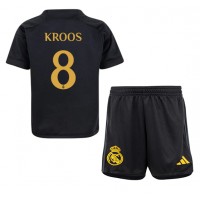 Koszulka piłkarska Real Madrid Toni Kroos #8 Strój Trzeci dla dzieci 2023-24 tanio Krótki Rękaw (+ Krótkie spodenki)